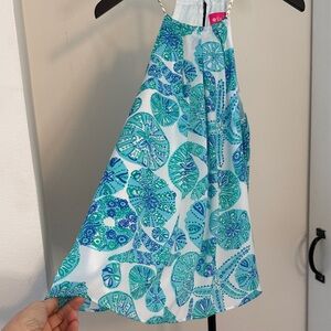 Lilly Pulitzer for Target Blue & Teal Printed Halter Top